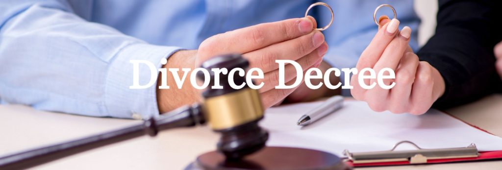 Divorce Decree